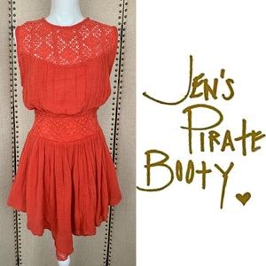 JEN’S PIRATE BOOTY Tamil Minidress SzM BurntOrange
